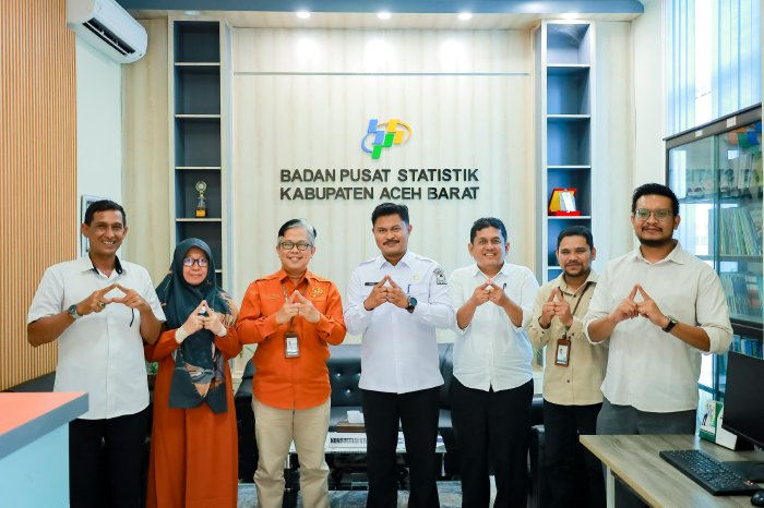 Diskominsa dan BPS Aceh Barat Perkuat Sinergi Wujudkan Satu Data Indonesia